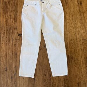 Eileen Fisher Organic Cotton Cream Pants